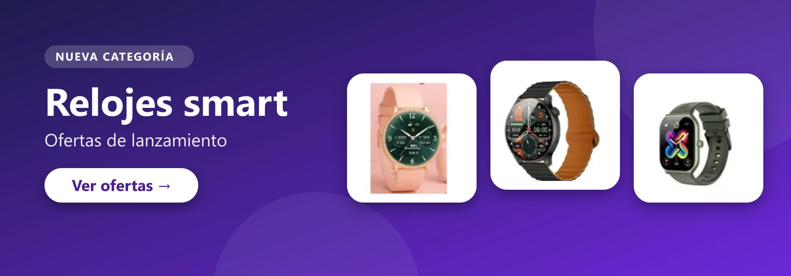 Relojes smart: nueva categoría con ofertas de lanzamiento