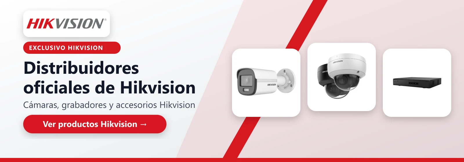 Exclusivo Hikvision: distribuidores oficiales de la marca